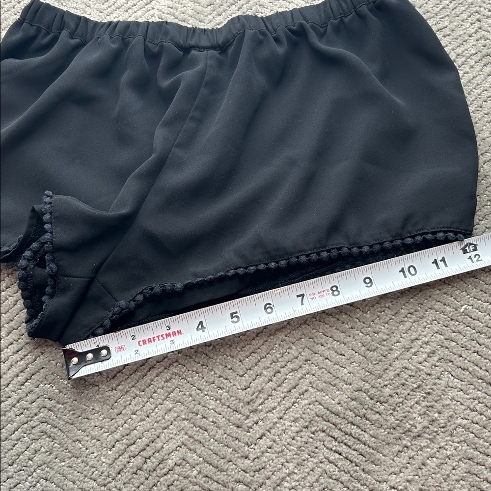 Brandy Melville Black Elastic Waist Shorts - Picture 8 of 9